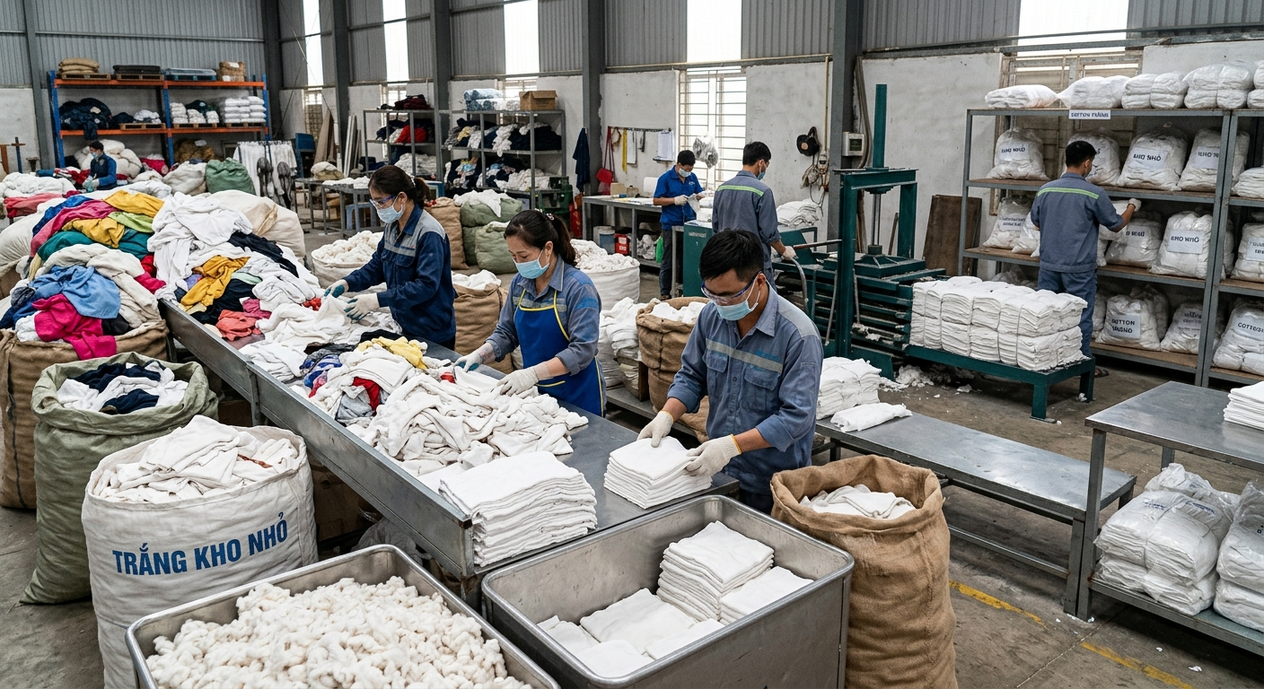 Các công việc và ngành nghề phù hợp nhất với vải lau trắng khổ nhỏ cotton